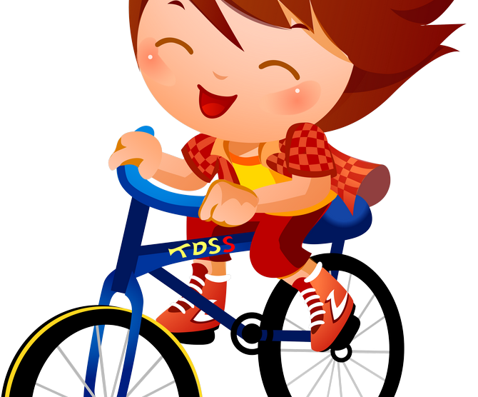 Lindy Rides a Bike